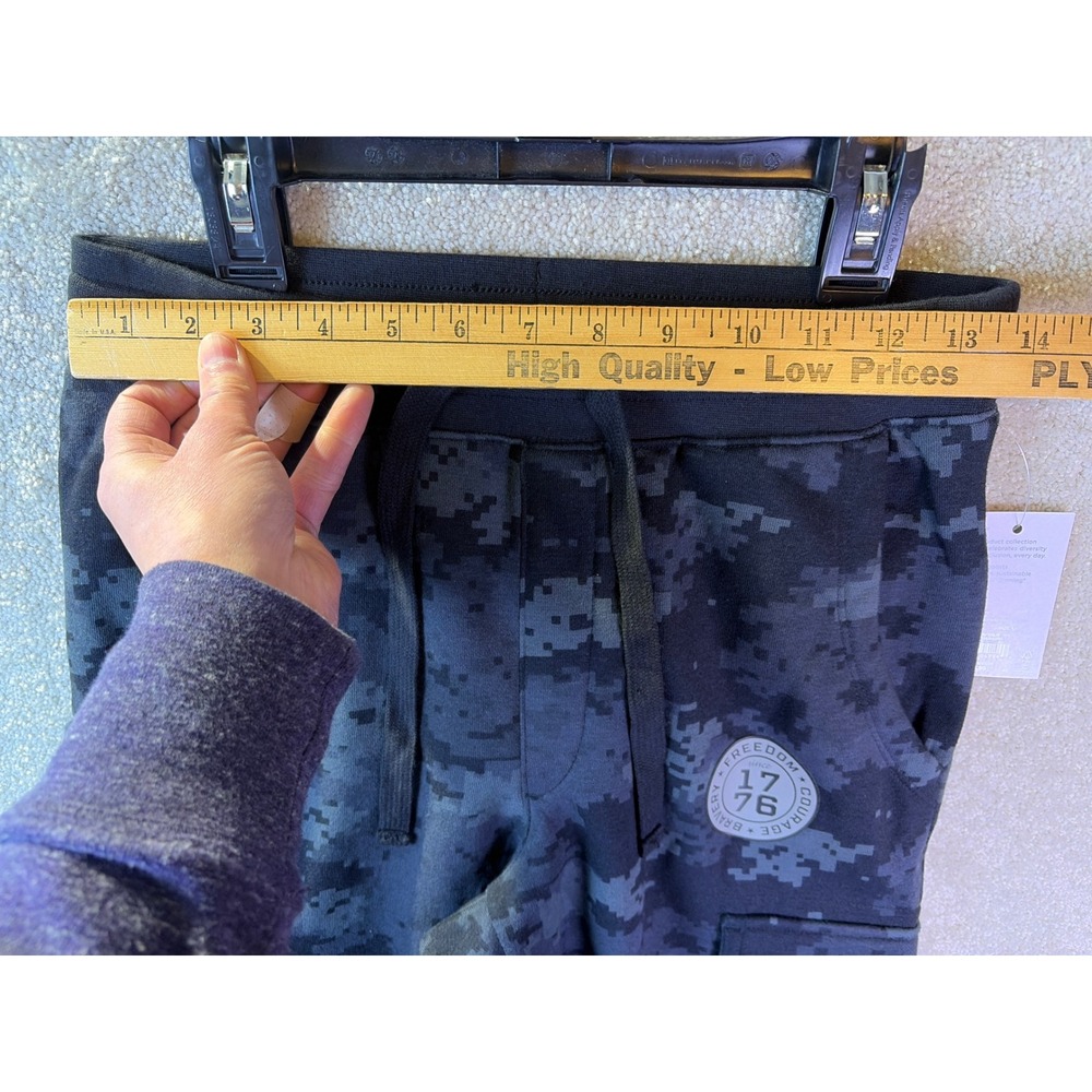 Sonoma Community Cargo Jogger Mens XS Black Digital Camo 1776 Patch Military NEW - Picture 6 of 9